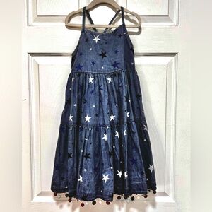 Girls Tommy Bahama denim star print dress 7